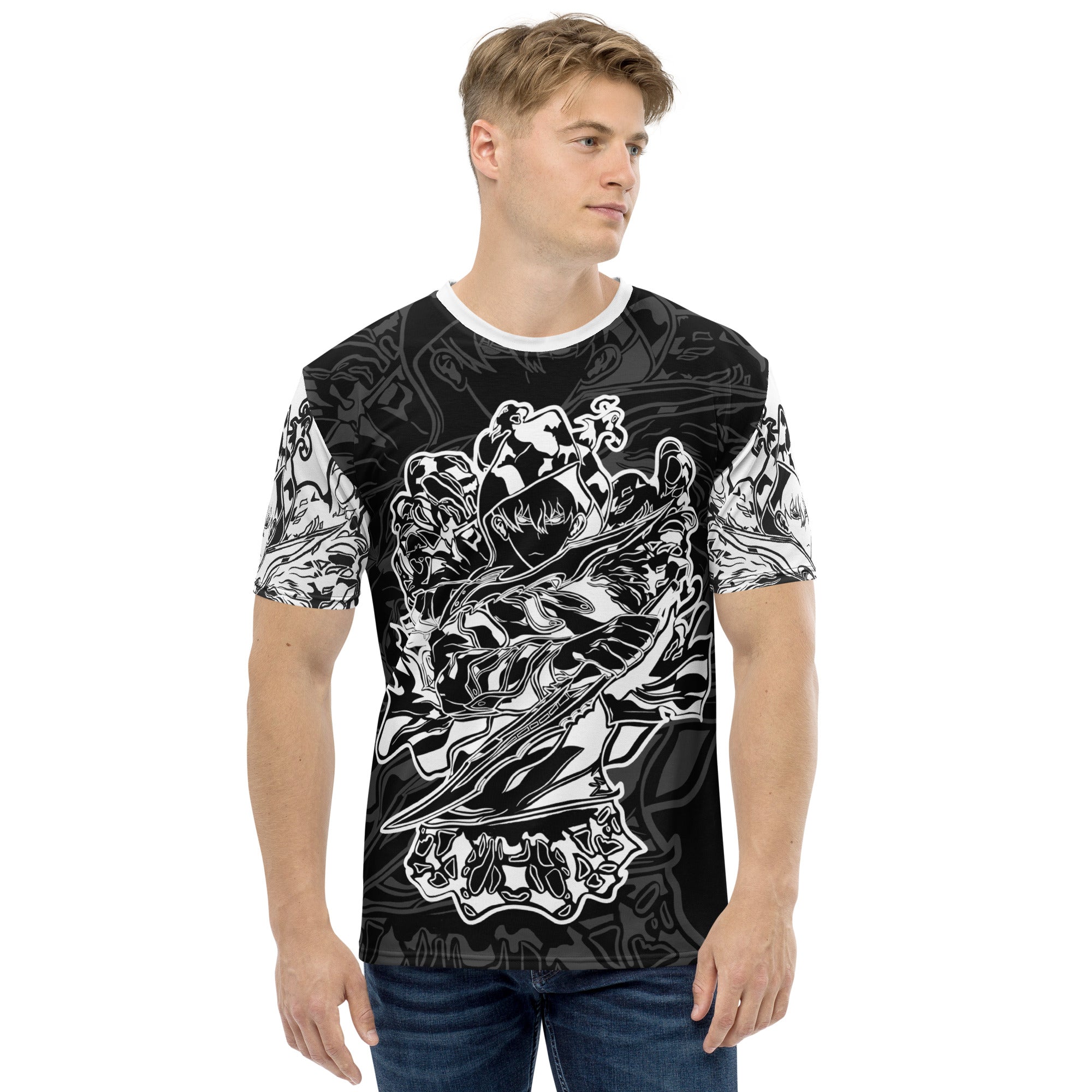 Shadow Monarch All Over Dark Tee