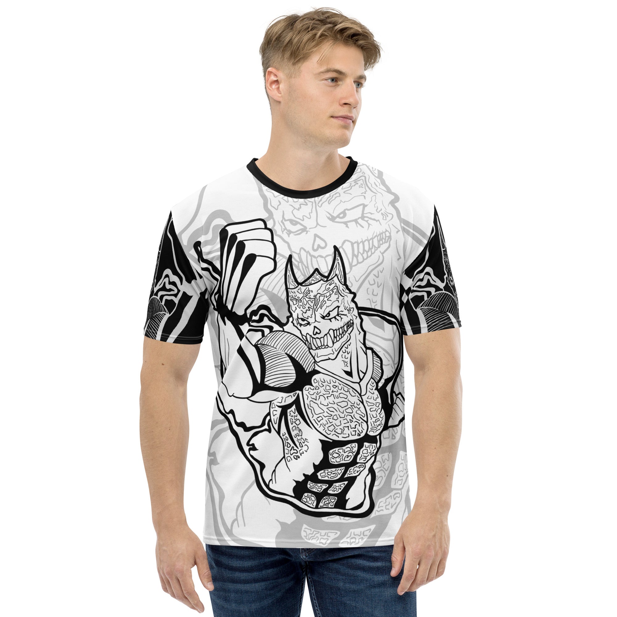 Strange Beasts All Over Light Tee