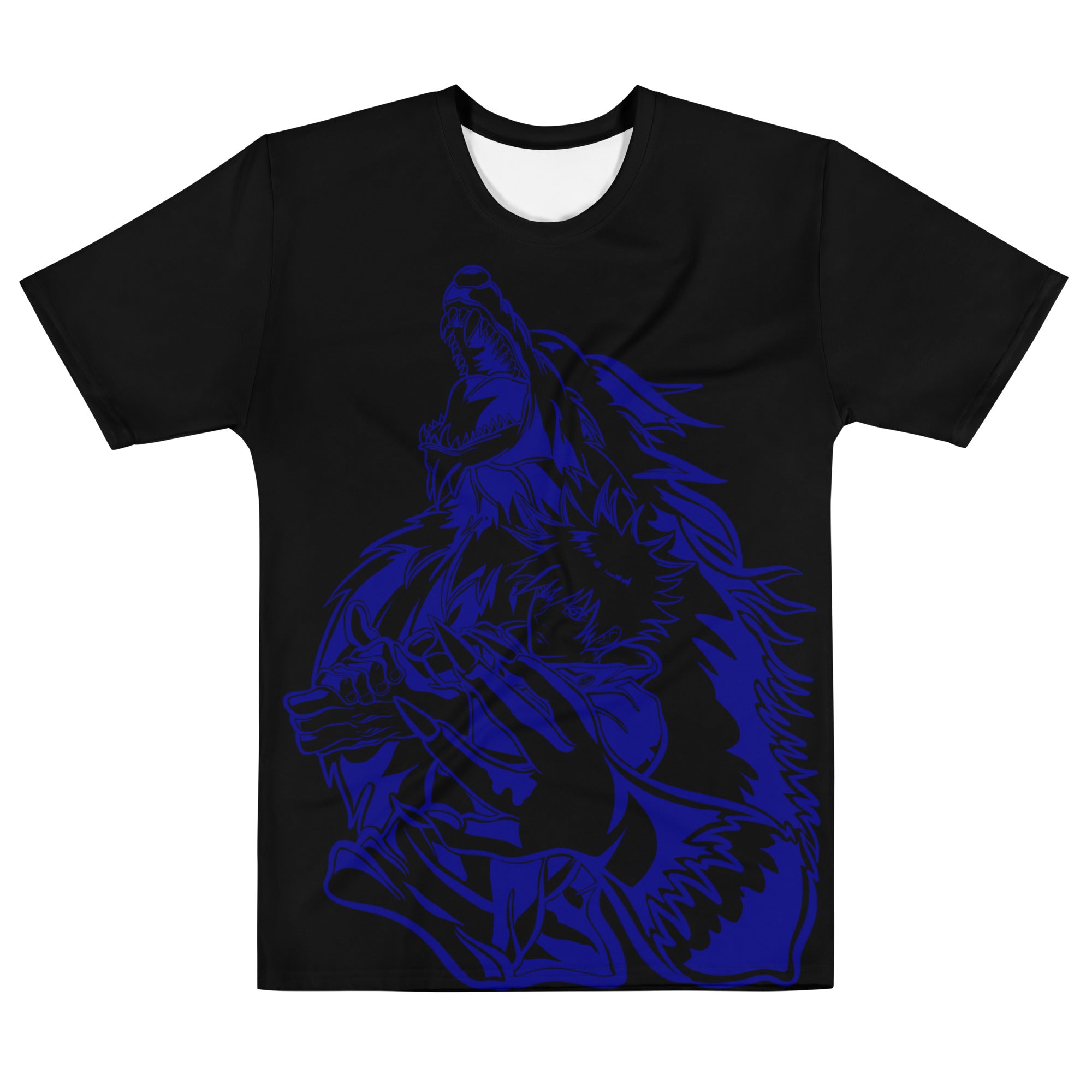 Divine Dog All Over Black Tee