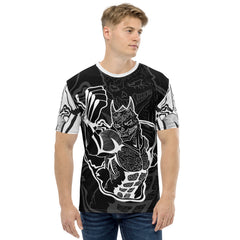 Strange Beasts All Over Dark Tee