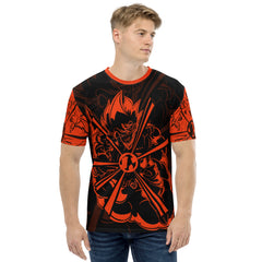 Carrot All Over Dark Tee