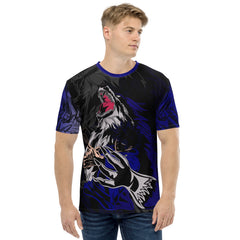 Divine Dog All Over Dark Tee