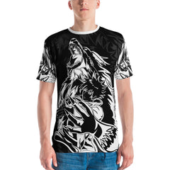 Divine Dog All Over Dark Tee