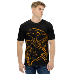 Fox Brat All Over Black Tee