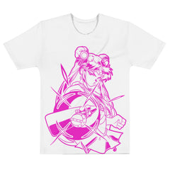 Pretty Guardian All Over White Tee