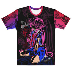 Yandere All Over Dark Tee