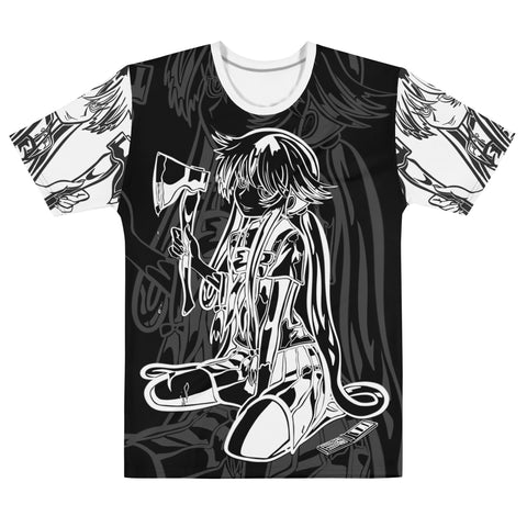 Yandere All Over Dark Tee