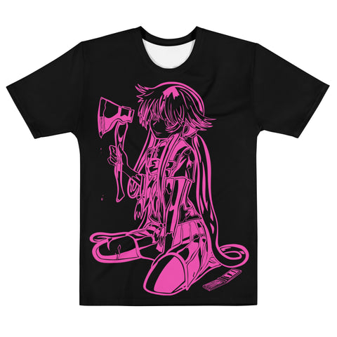 Yandere All Over Black Tee