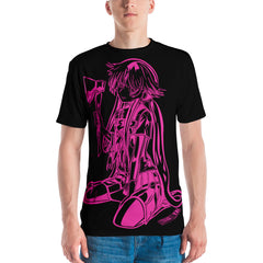 Yandere All Over Black Tee