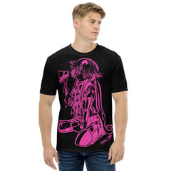 Yandere All Over Black Tee