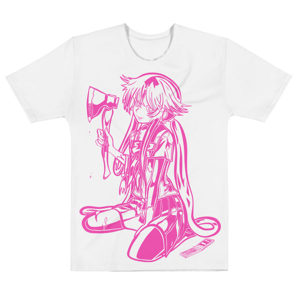 Yandere All Over White Tee