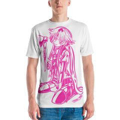 Yandere All Over White Tee