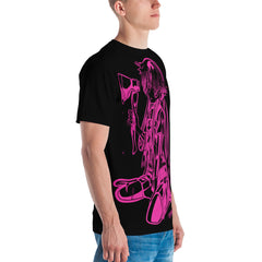 Yandere All Over Black Tee